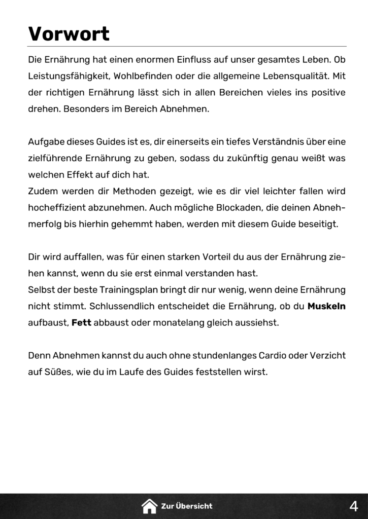 Ernährungguide - Abnehmen - Leseprobe-1